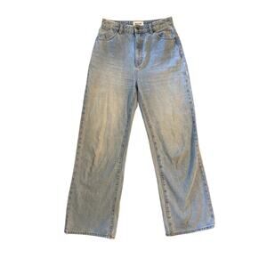 Women 28 Rolla's Rollas Heidi High Rise Loose Straight Jeans Denim Pants